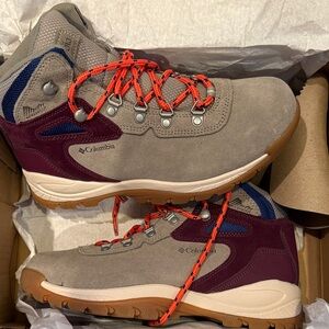 Columbia Women's Gray and Purple Hiking Boots